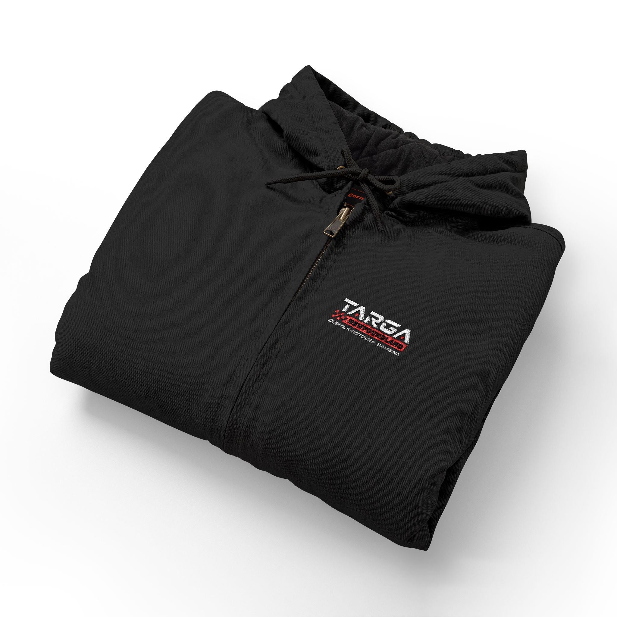 CornerStone® Men's Duck Cloth Hooded Work Jacket (Embroidery)