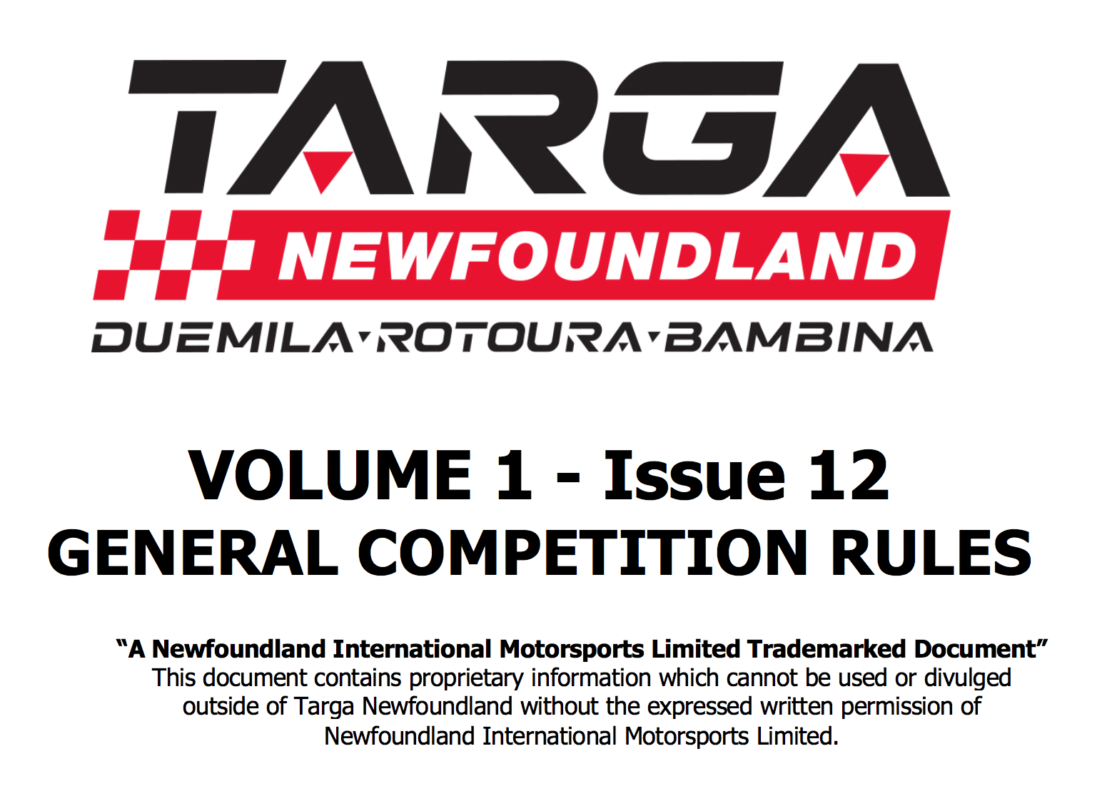 Exciting Updates for Targa Newfoundland 2024 and Beyond!
